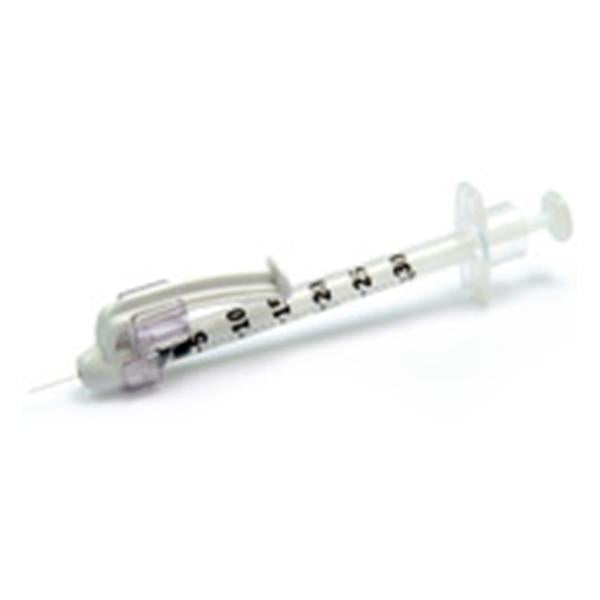 Syringe/Needle 0.5cc 31gx6mm SafetyGlide Insulin Safety 400/Case